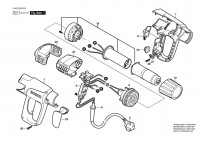 Bosch 0 603 29B 042 PHG 600-3 Hot Air Gun 230 V / GB Spare Parts PHG600-3